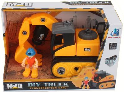 Машинка-конструктор Собери сам "Спецтехника. Экскаватор", 27х13,5х18 см от интернет-магазина Континент игрушек