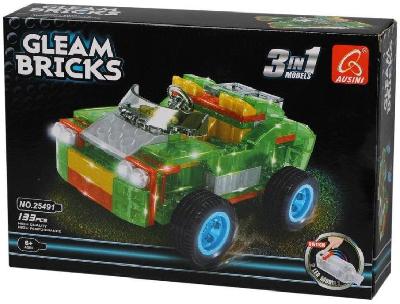 Конструктор с подсветкой Машина 3в1, 133 детали от интернет-магазина Континент игрушек