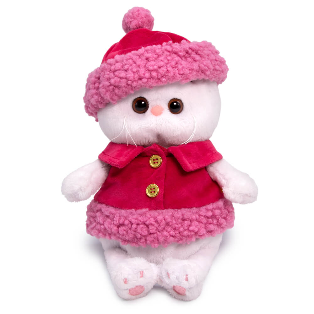 Кошка Ли-Ли BABY в жилетке и шапке с отделкой  от интернет-магазина Континент игрушек