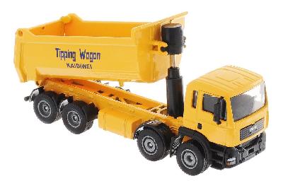 Спецтехника. Самосвал, 1:50, металлический, механический с подвижной кабиной от интернет-магазина Континент игрушек
