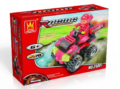 Конструктор Гоночная машина, 63 детали от интернет-магазина Континент игрушек