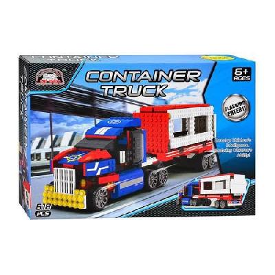 Конструктор Грузовик, 38x26.5x5.5 см, 618 деталей от интернет-магазина Континент игрушек