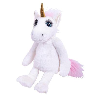 Реснички. Единорог белый 20 см, игрушка мягкая