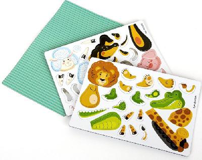 Игра магнитная развивающая. Всякая всячина "Зоопарк" (7 зверей), без поля, европодвес от интернет-магазина Континент игрушек