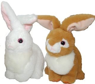 Мягкая игрушка Кролик (натуральный)