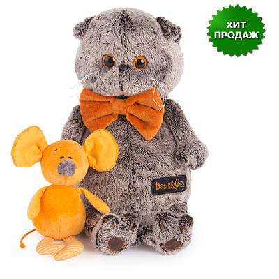 Кот Басик с мышкой Миленой 25 см от интернет-магазина Континент игрушек