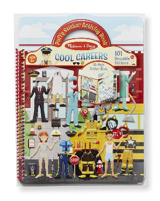 Стикеры многоразовые объемные "Классная карьера", 100 стикеров, 10 фонов от интернет-магазина Континент игрушек