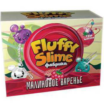 Флаффи слайм-фабрика "Клубничный смузи" 3 слайма 3 цвета от интернет-магазина Континент игрушек