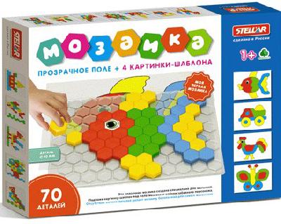 Мозаика (диаметр 40мм/70 деталей) с прозрачным полем от интернет-магазина Континент игрушек