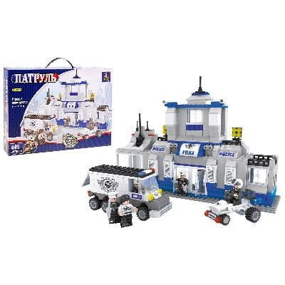 Конструктор Патруль "Полицейский участок", 449 деталей 576087 от интернет-магазина Континент игрушек