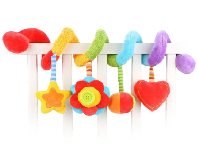 Растяжка с развивающими игрушками "Радуга"