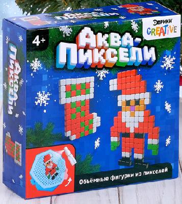 ЭВРИКИ Аквамозаика "Дед мороз и носок", 200 деталей, Sl-02404   4336964 от интернет-магазина Континент игрушек