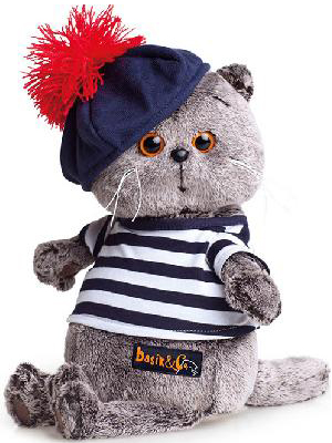 Басик в тельняшке и берете 30 см от интернет-магазина Континент игрушек