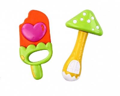 Набор погремушек "Эскимо и грибок", 2 шт