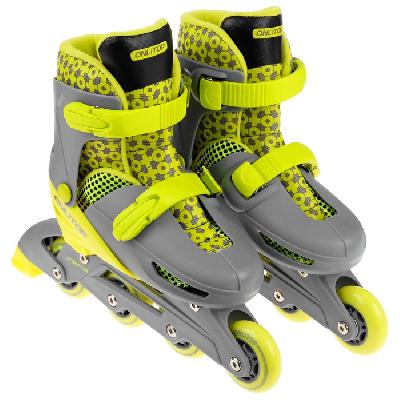 Роликовые коньки раздвижные, размер 30-33, колёса PVC 64 мм, пластиковая рама от интернет-магазина Континент игрушек