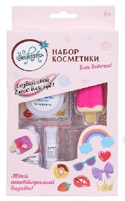 Зефирка. Набор декоративной косметики для девочек с блеском для губ "Фруктовый цвет" от интернет-магазина Континент игрушек