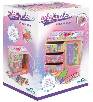 Шкатулка - мозаика. Кошкин дом. от интернет-магазина Континент игрушек