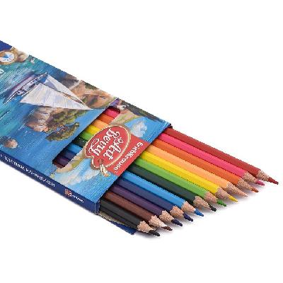 Карандаши цветные пластиковые шестигранные ArtBerry 12 цветов от интернет-магазина Континент игрушек