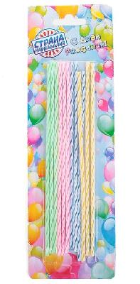 Свеча для торта (набор 12шт) 20*5 251698 от интернет-магазина Континент игрушек
