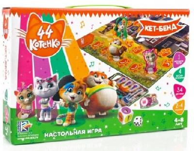 Игра настольная 44 Котенка "Кет-Бенд" от интернет-магазина Континент игрушек