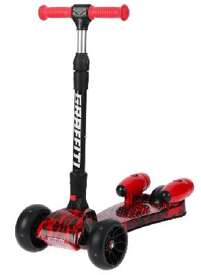 Самокат складной, колёса световые PU d=13/5 см, музыка, эффект дыма, ABEC 7 от интернет-магазина Континент игрушек