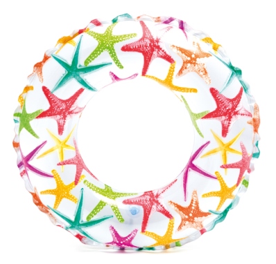 Круг надувной  "Lively Print Swim Rings"(3-6лет) 51 см int59230NP