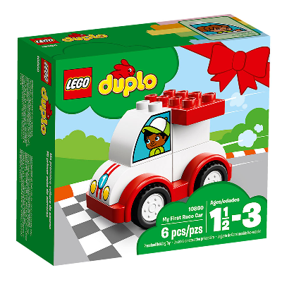 Конструктор LEGO duplo Мой первый гоночный автомобиль My First от интернет-магазина Континент игрушек