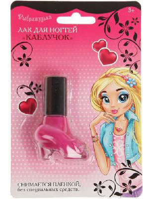 Лак для ногтей детский "Каблучок", 8 гр, цвет 015 от интернет-магазина Континент игрушек