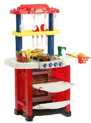 Игровой набор "Кухня для Шефа" с аксессуарами, световые и звуковые эффекты, вода бежит из крана  от интернет-магазина Континент игрушек