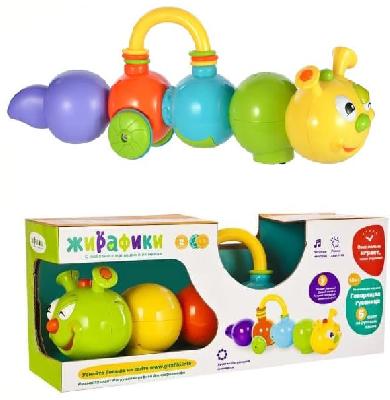 Игрушка сенсорная "Говорящая гусеница", говорит на русском, объезжает препятствия