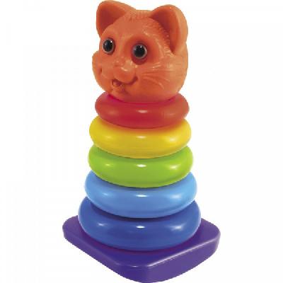 Пирамидка-качалка "Кот"