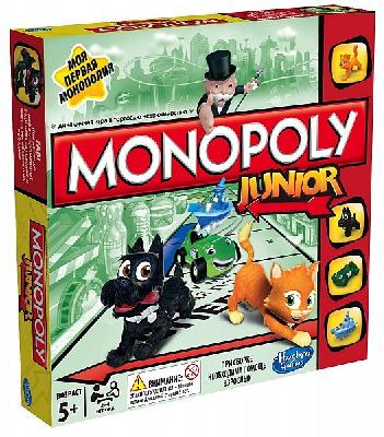 GAMES Игра настольная. Монополия Джуниор "Моя первая монополия",8+ от интернет-магазина Континент игрушек