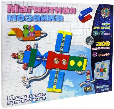 Мозаика магнитная. Космические приключения от интернет-магазина Континент игрушек