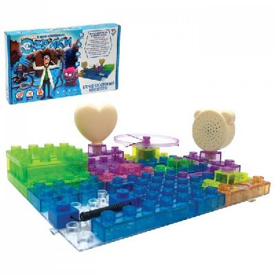 Конструктор блочный-электронный «В мире электроники», 71 схема, 30 деталей от интернет-магазина Континент игрушек