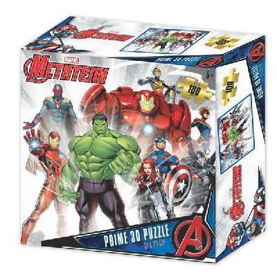Пазл 3D 100 Мстители от интернет-магазина Континент игрушек
