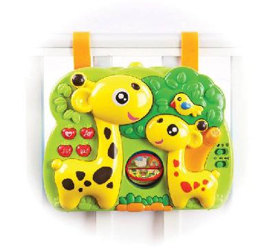 Центр игровой на кроватку "Жирафики" с музыкой, светом, проектором, 3 режима