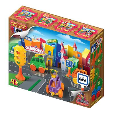 Набор Дорога без опасности: "Общественный транспорт" от интернет-магазина Континент игрушек