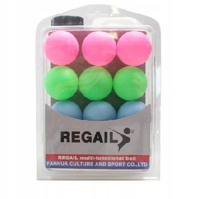 Шарики для настольного тенниса цветные, 12 шт в наборе.15,50х5х22 см