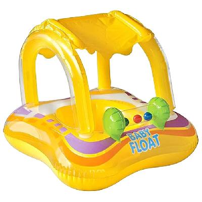 Круг для плавания с сиденьем и навесом, 81 х 66 см, от 1-2 лет, 56581NP INTEX