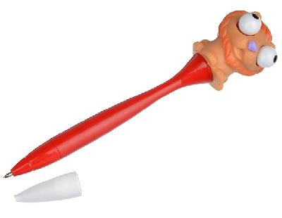 Ручка шариковая синяя "Страшилка", 0,7мм, пластик, каучук, 6 дизайнов от интернет-магазина Континент игрушек