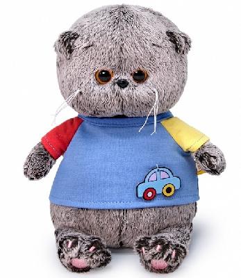 Кот Басик Baby в футболке с машинкой от интернет-магазина Континент игрушек