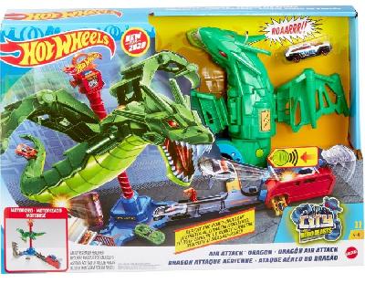Hot Wheels Сити игровой набор "Воздушная атака дракона-робота" от интернет-магазина Континент игрушек