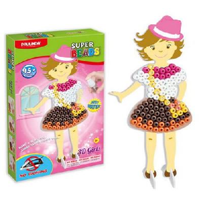 Мозаика 3D "Создай свое платье", более 95 деталей, без использования утюга 16,5х 150105-4 от интернет-магазина Континент игрушек