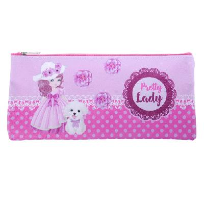 Претти лэди Пенал мягкий косметичка, 21х10см, ПВХ 0,6мм от интернет-магазина Континент игрушек