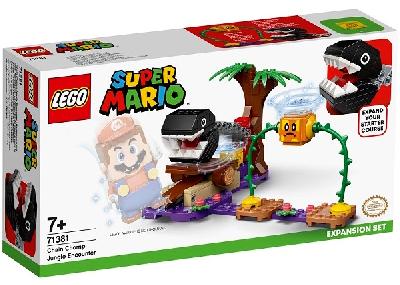 Конструктор LEGO Super Mario Дополнительный набор «Кусалкин на цепи - встреча в джунглях» от интернет-магазина Континент игрушек