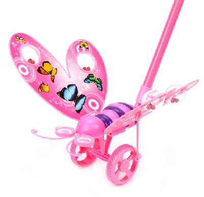 Каталка Бабочка машет крыльями 