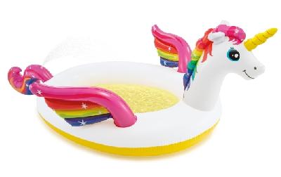 Бассейн надувной «Единорог», с распылителем, 272 х 193 х 104 см, от 2 лет, 57441NP INTEX