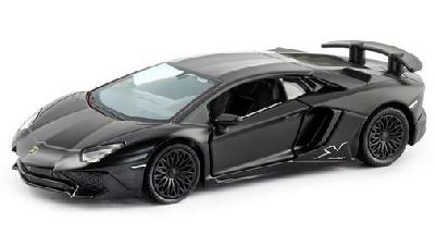 Машина металлическая RMZ City 1:32 Lamborghini Aventador LP 750-4 Superveloce, черный матовый от интернет-магазина Континент игрушек