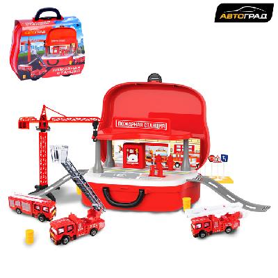 АВТОГРАД Парковка "Пожарная станция", №SL-01449   3418933 от интернет-магазина Континент игрушек