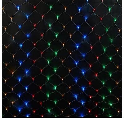 Эл гирлянда сетка цветная 240 ламп 2х2 м от интернет-магазина Континент игрушек